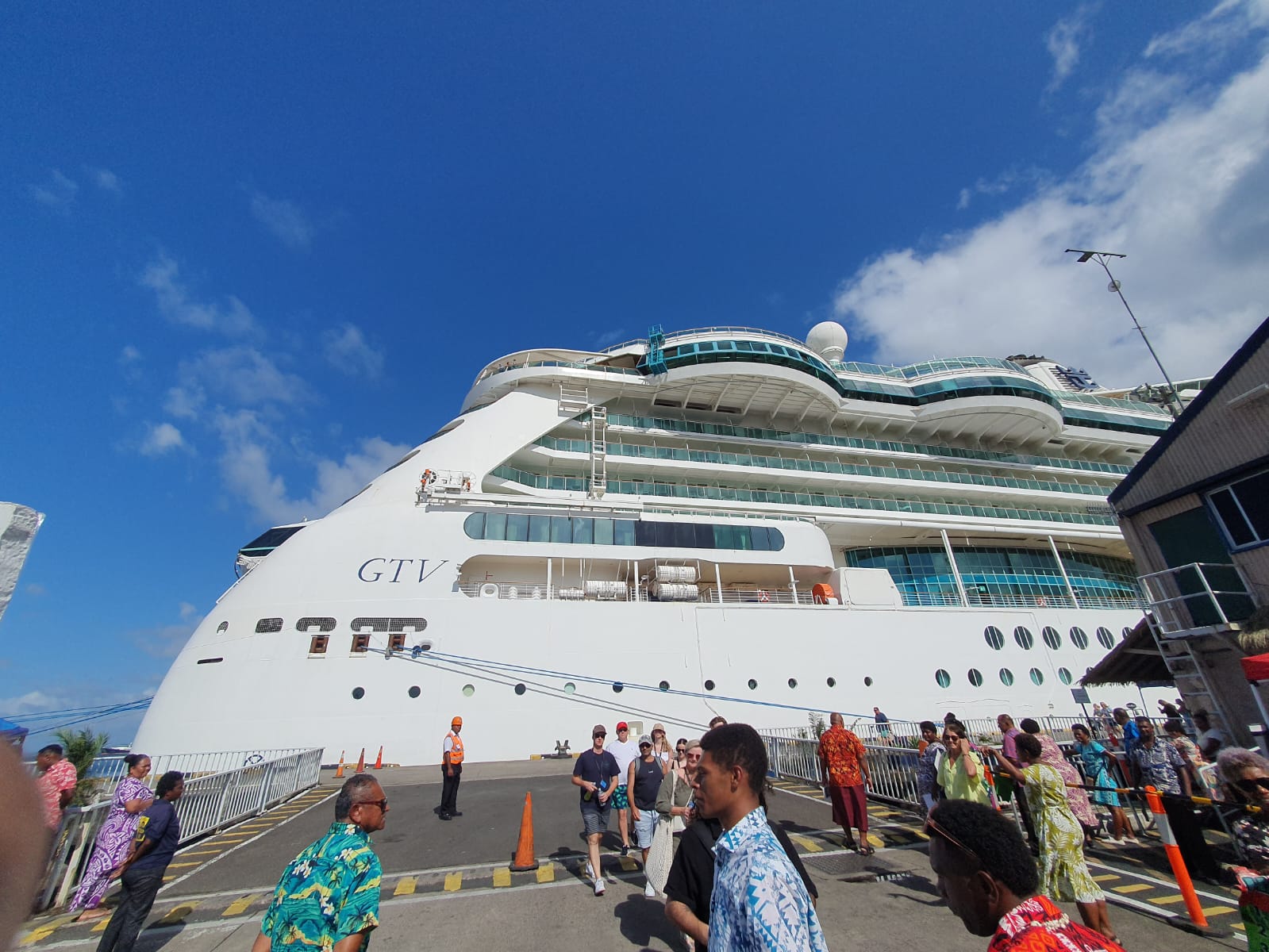 Tropical island view